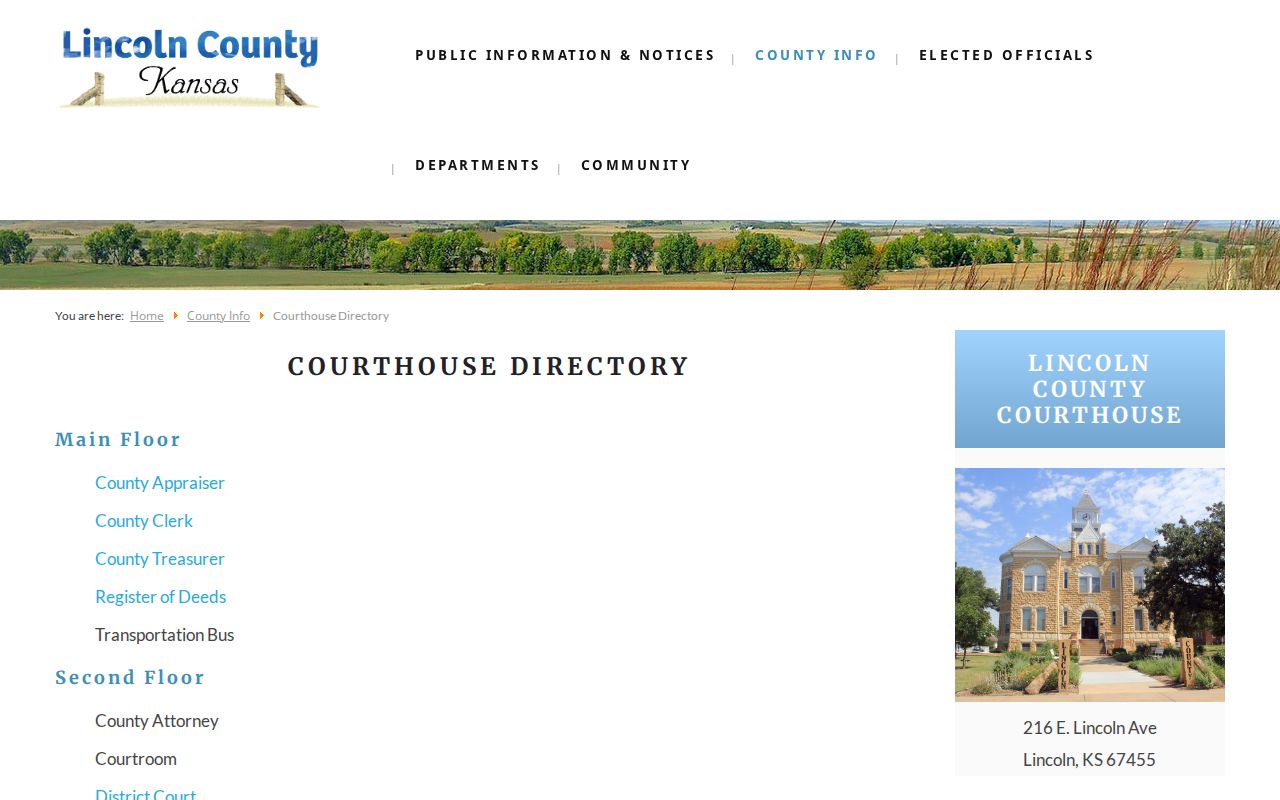 Barnard court docket Lincoln County courthouse directory