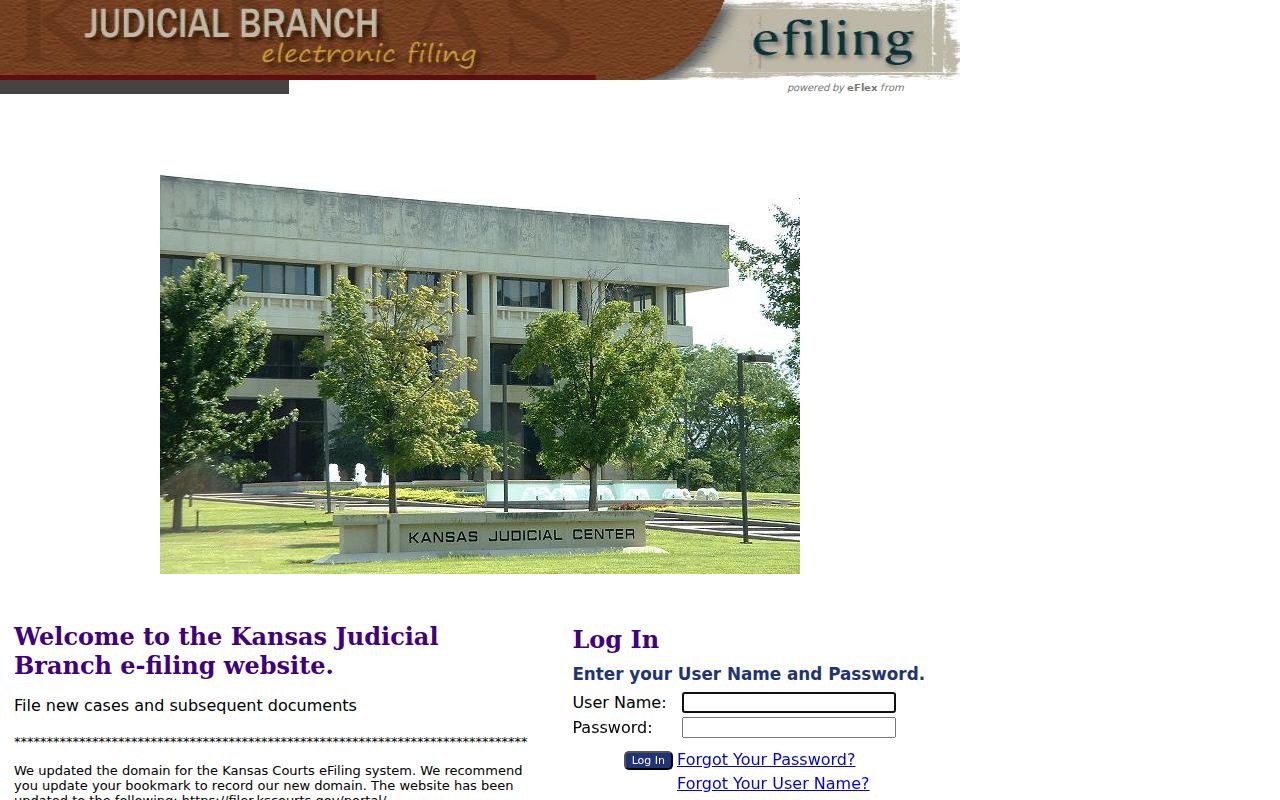Lincoln County case lookup compared with Kansas eFlex filing